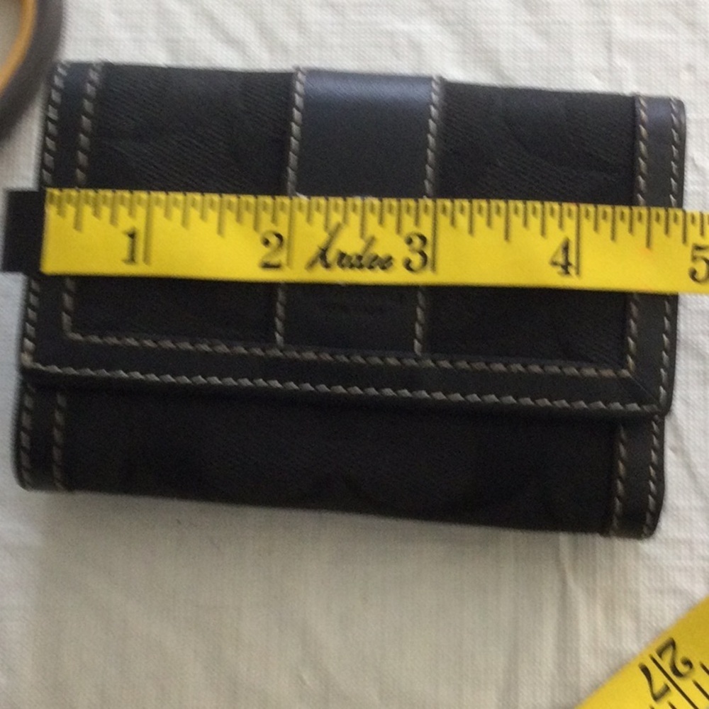 Coach Black Wallet View 5